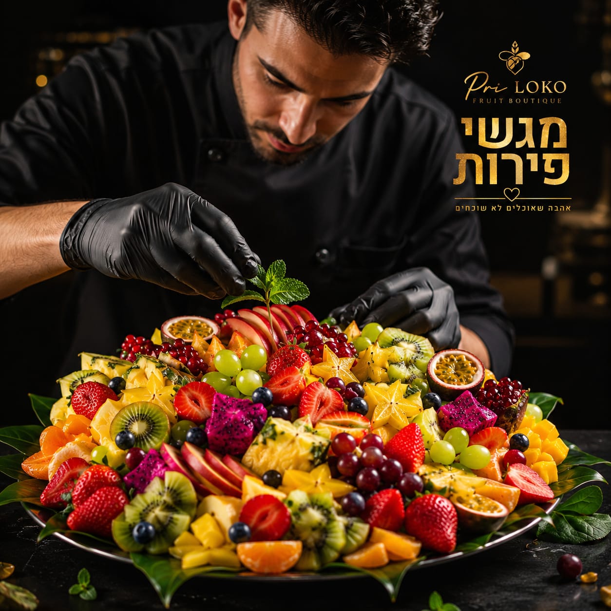 סלסלות ומגשי פירות 